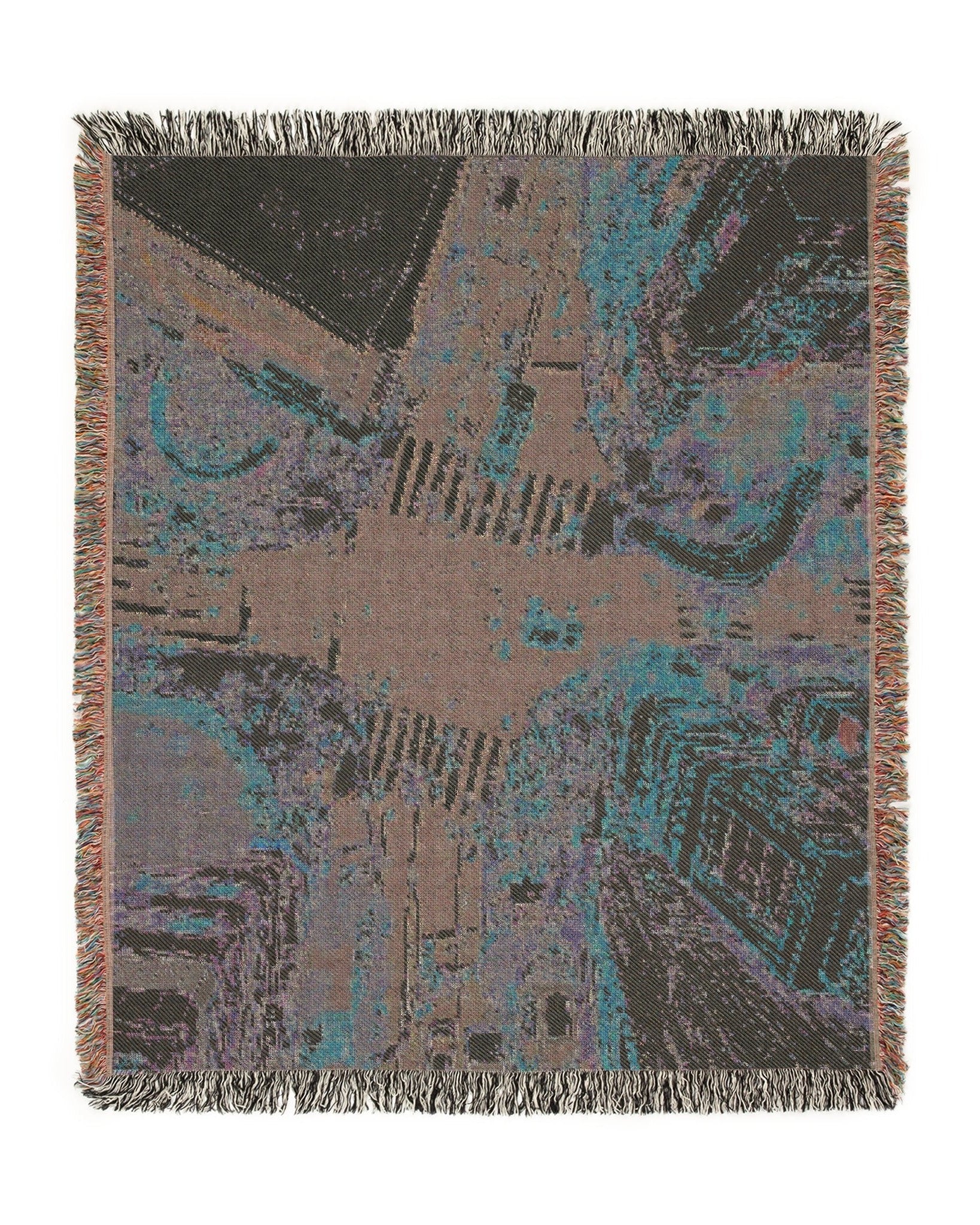 Tokyo Crossing Woven Throw Blanket 