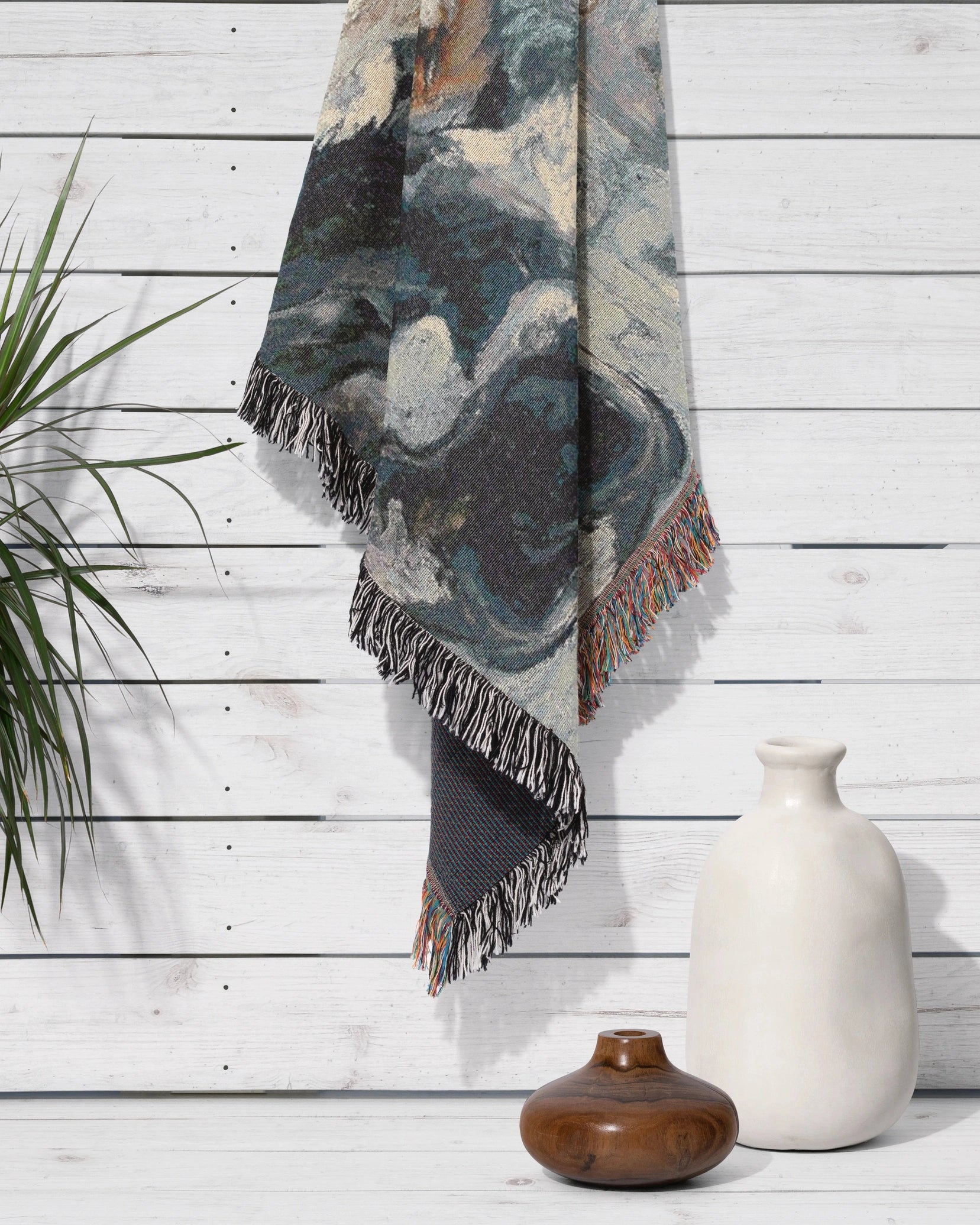 Marble  Woven Throw Blanket