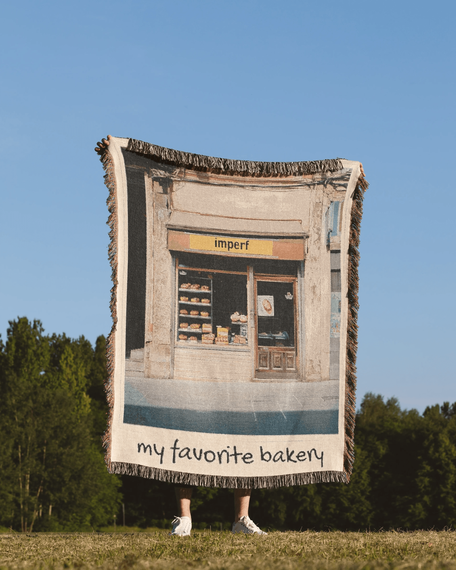 Bakery Woven Throw Blanket