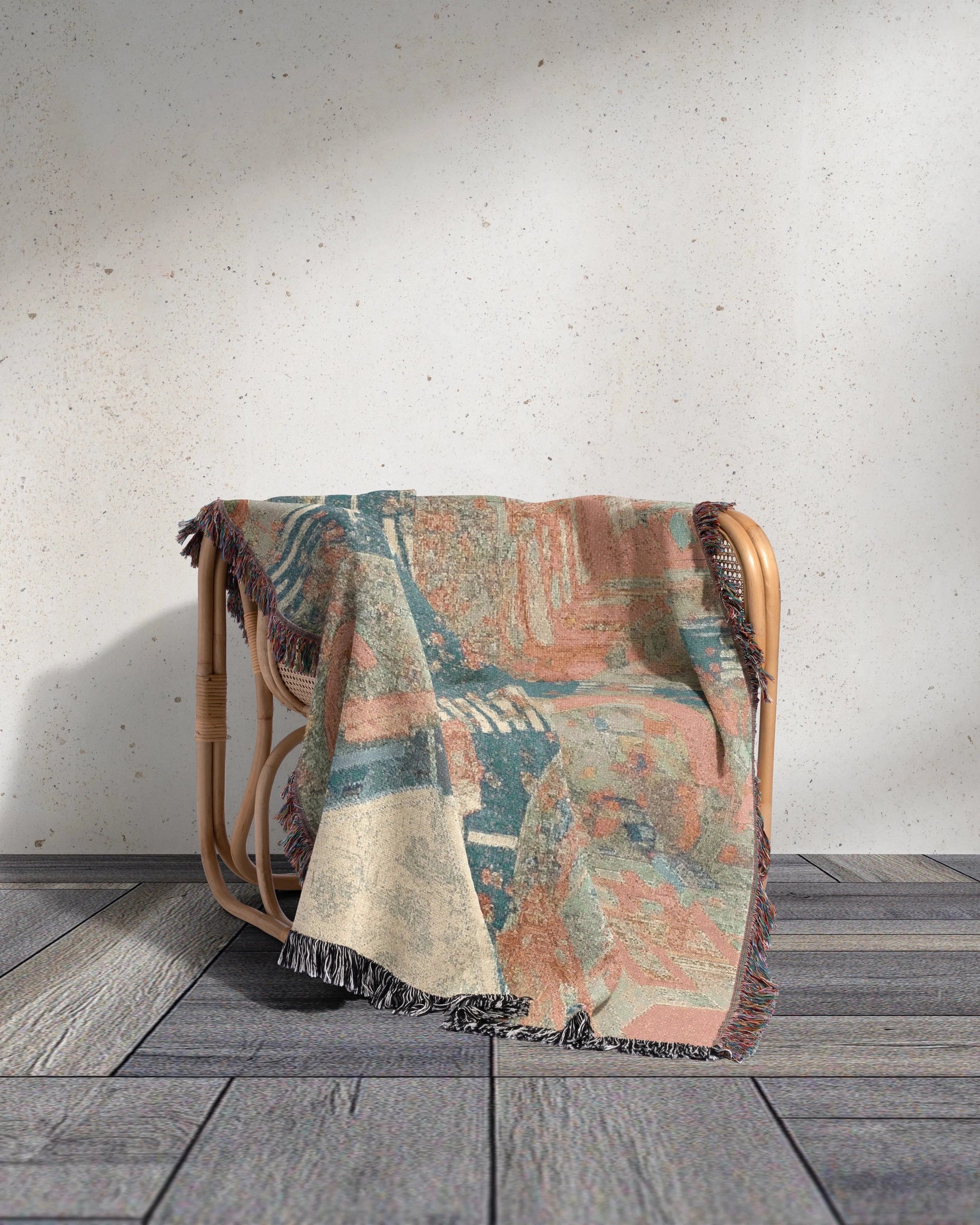 Tokyo Crossing Woven Throw Blanket