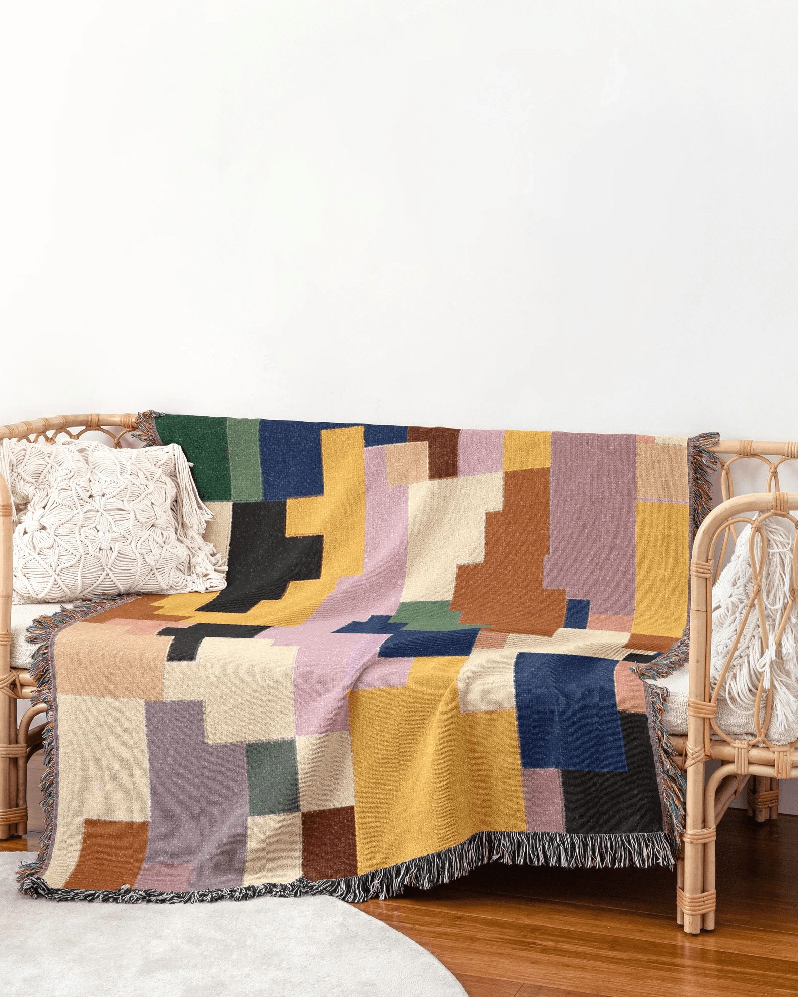 Pixel Woven Throw Blanket 