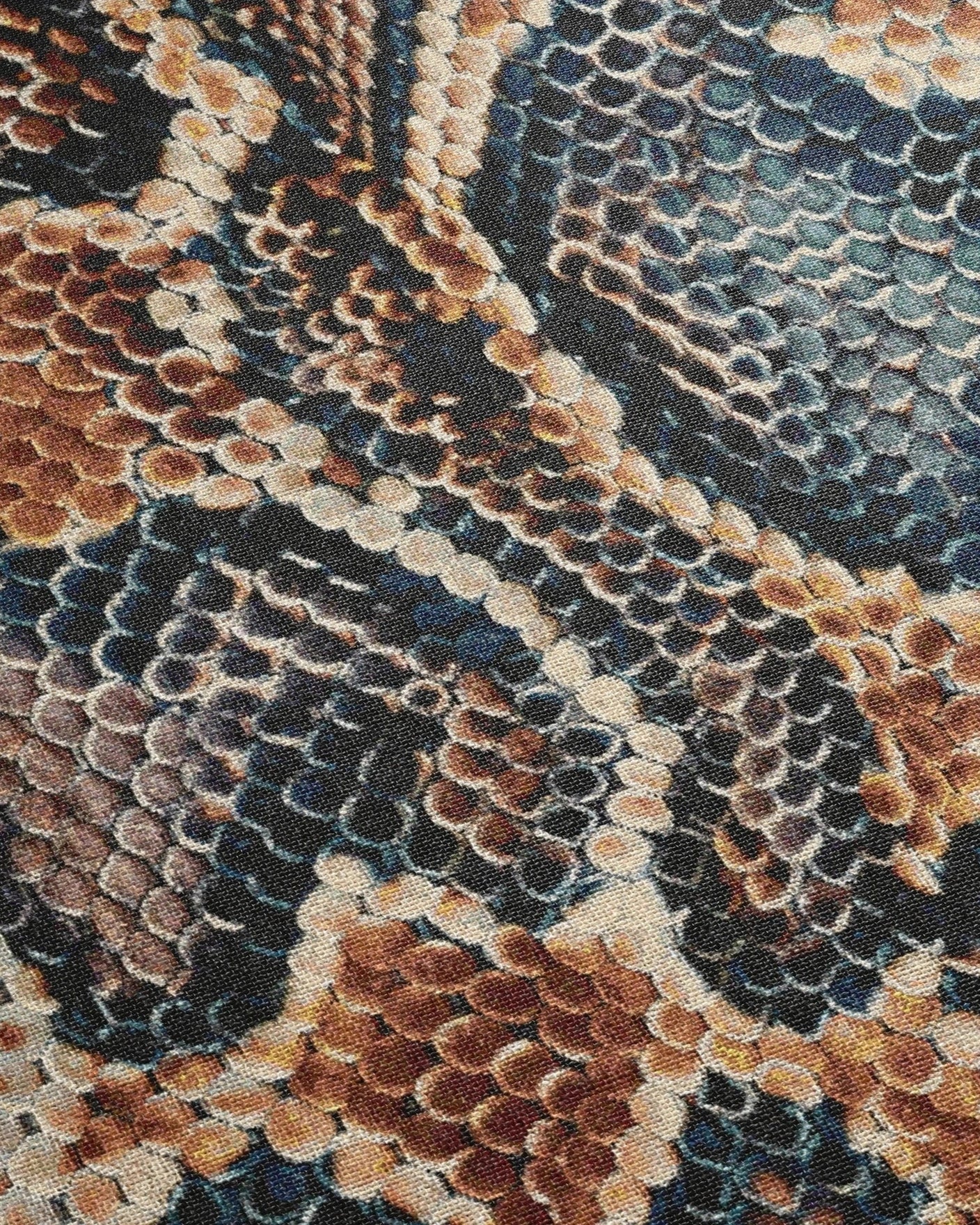 Snake Skin Woven Throw Blanket